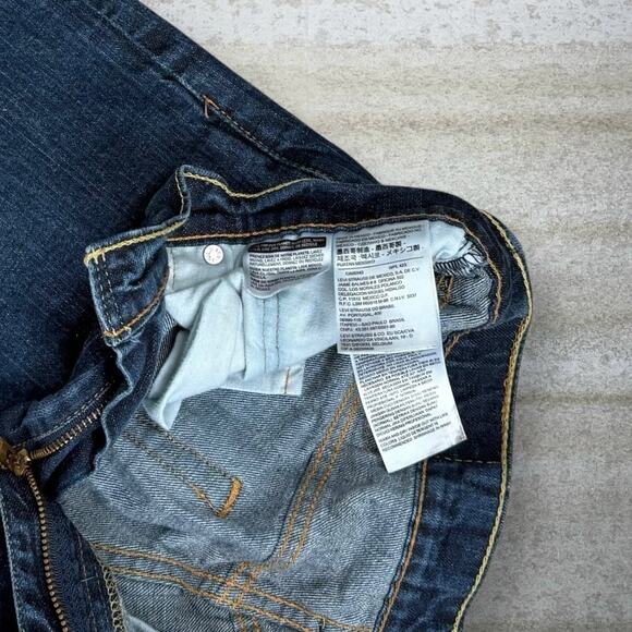 Vintage Y2K Levis Jeans 541 31x30 Athletic Tapered Fit Dark Wash Denim - Picture 4 of 6